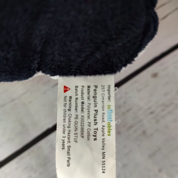 Plush penguin with scarf and earmuffs stuffed animal - Picture 5 of 6